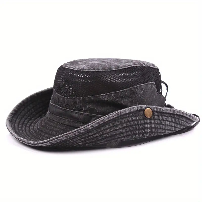 Unisex Adjustable Sun Hat Cotton Lightweight UV Protection – product view 3 | Great Lakes Outdoor