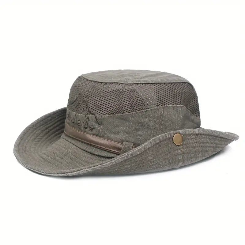 Unisex Adjustable Sun Hat Cotton Lightweight UV Protection – product view 4 | Great Lakes Outdoor