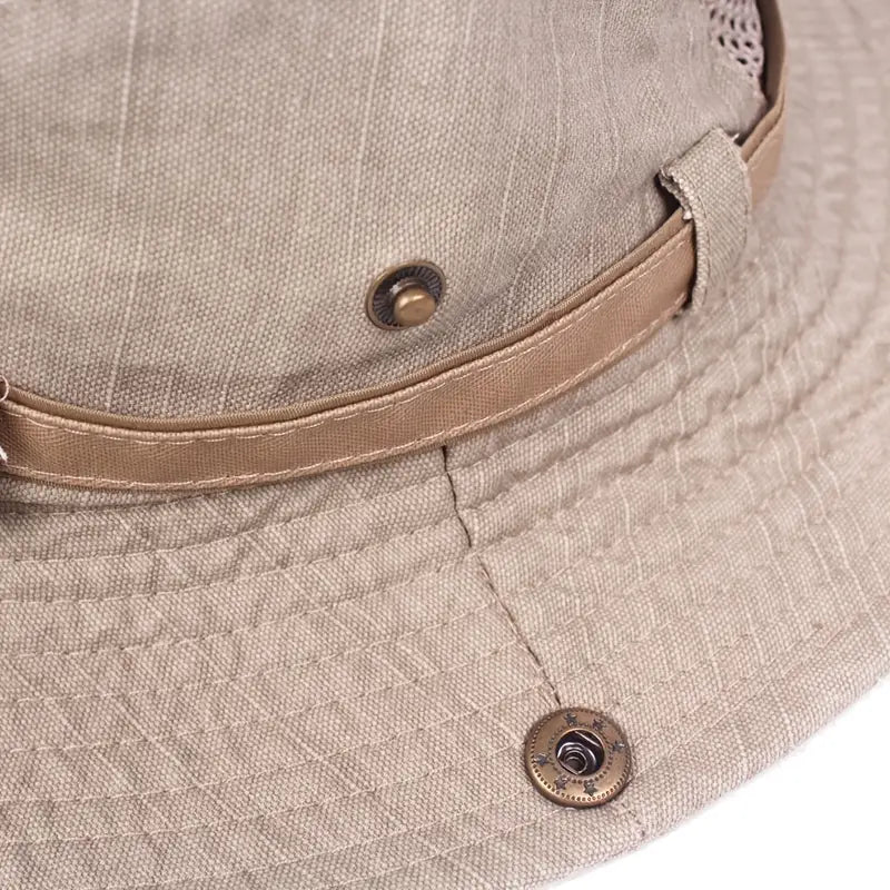 Unisex Adjustable Sun Hat Cotton Lightweight UV Protection – product view 6 | Great Lakes Outdoor