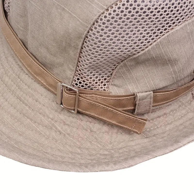 Unisex Adjustable Sun Hat Cotton Lightweight UV Protection – product view 9 | Great Lakes Outdoor