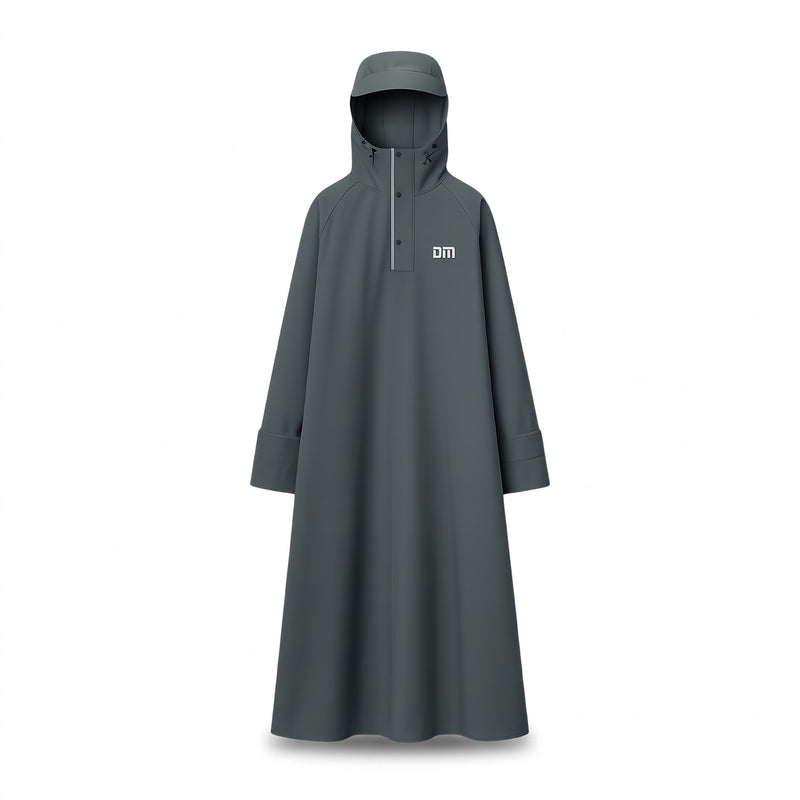 Unisex Rain Poncho Waterproof Hooded Long Cut Packable Cape, product photo 6
