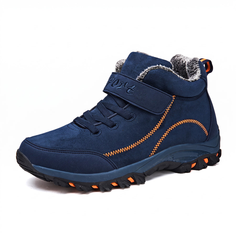 Unisex Snow Boots Plush Lined Water Repellent Hook Loop Winter Shoes, product photo 7