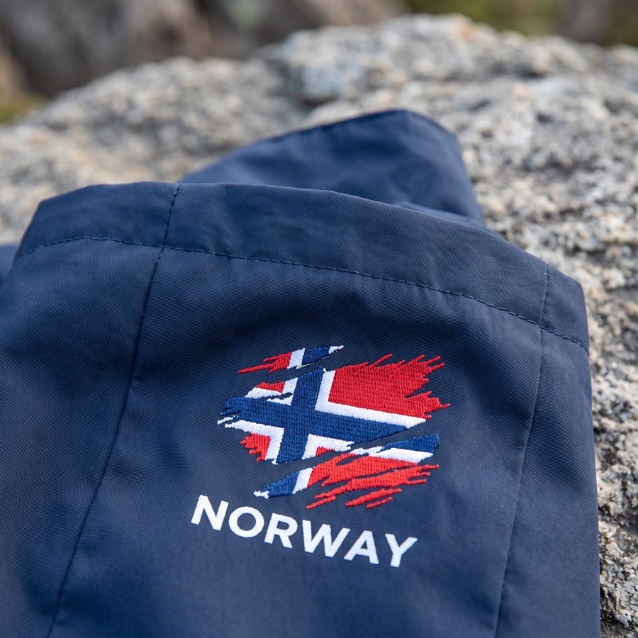 Unisex Windbreaker Nordic Print Hooded Breathable Climbing Coat, product photo 4