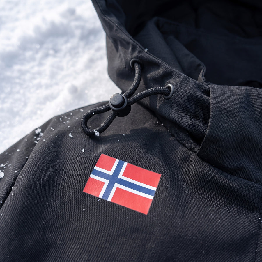 Unisex Windproof Hiking Jacket Nordic Print Hooded Breathable, product photo 4