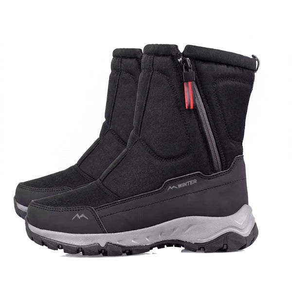 Unisex Winter Boots Thermal Lined Waterproof Snow Hiking Footwear