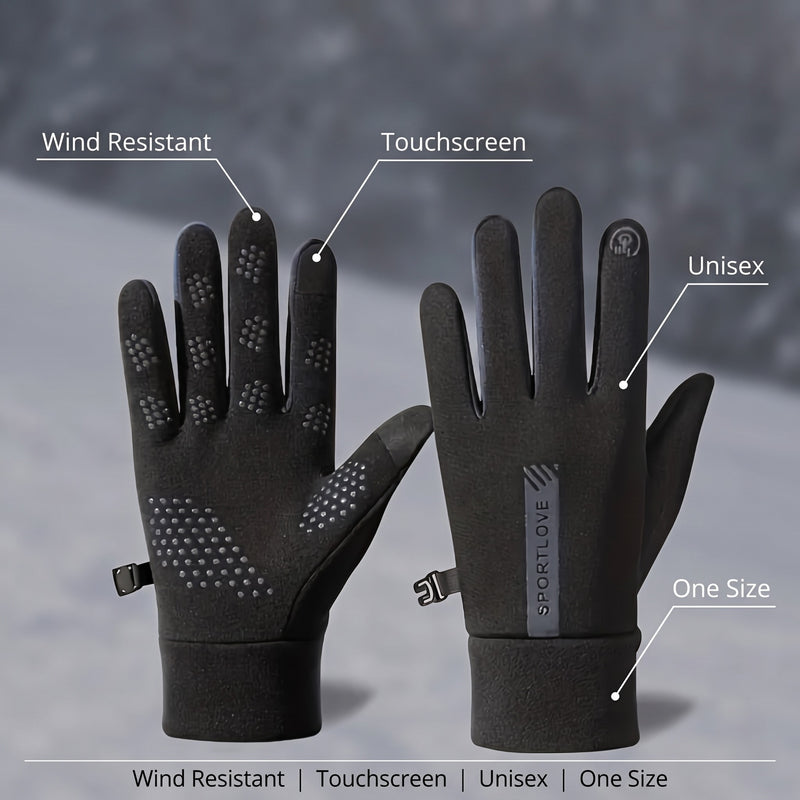 Unisex Winter Sport Gloves Windproof Touchscreen Ski Cycling Mitts, product photo 2