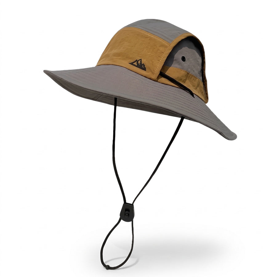 UPF 50 Sun Hat Wide Brim Mesh Vented Packable Outdoor Bucket Cap, product photo 7