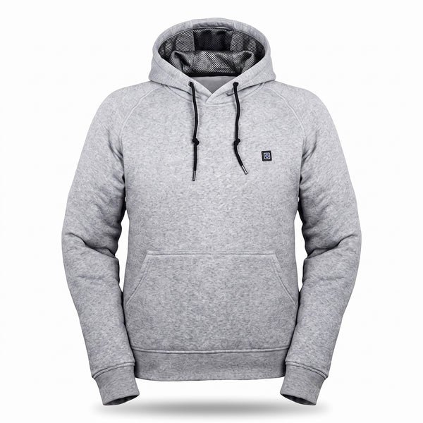 USB Heated Hoodie Waterproof Nylon Microfleece Lined Winter Jacket