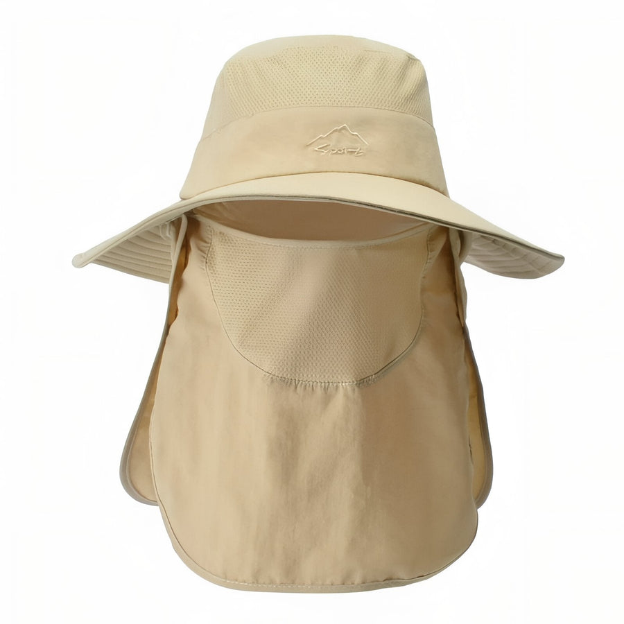 UV Protection Hiking Hat Wide Brim Neck Flap Sun Cap – product view 12 | Great Lakes Outdoor