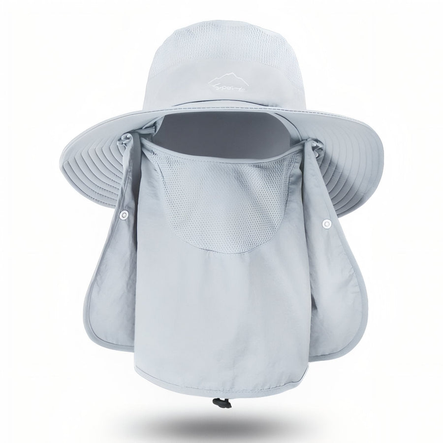 UV Protection Hiking Hat Wide Brim Neck Flap Sun Cap – product view 13 | Great Lakes Outdoor