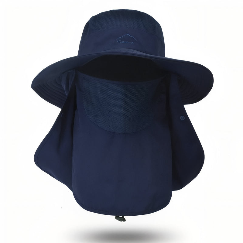 UV Protection Hiking Hat Wide Brim Neck Flap Sun Cap – product view 16 | Great Lakes Outdoor