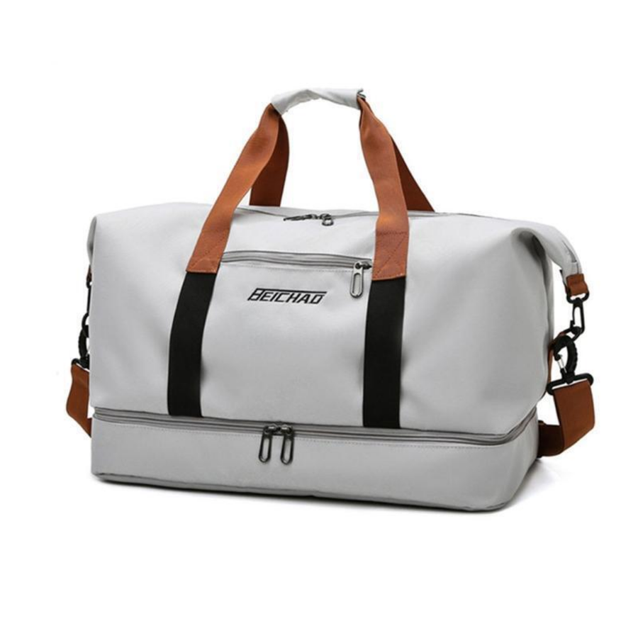 Water Resistant Sports Travel Bag Gym Duffel with Shoe Compartment – product view 1 | Great Lakes Outdoor