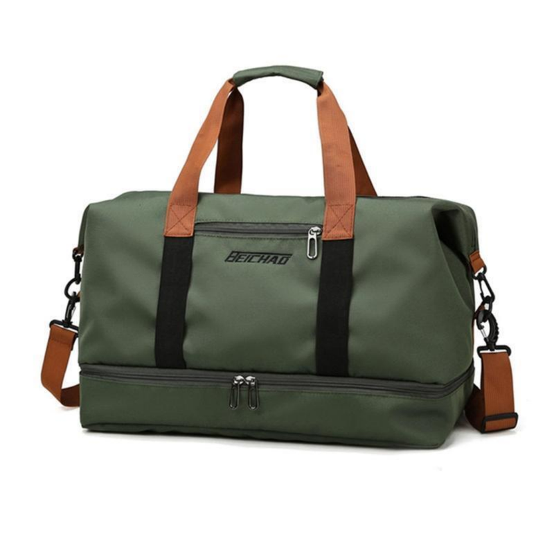 Water Resistant Sports Travel Bag Gym Duffel with Shoe Compartment – product view 4 | Great Lakes Outdoor