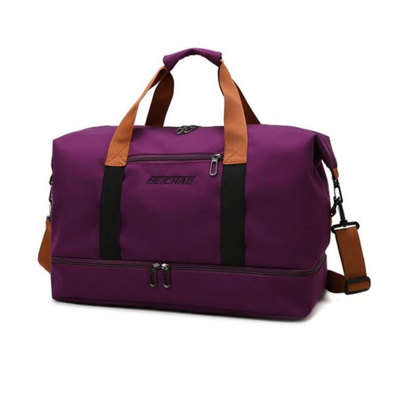 Water Resistant Sports Travel Bag Gym Duffel with Shoe Compartment – product view 6 | Great Lakes Outdoor