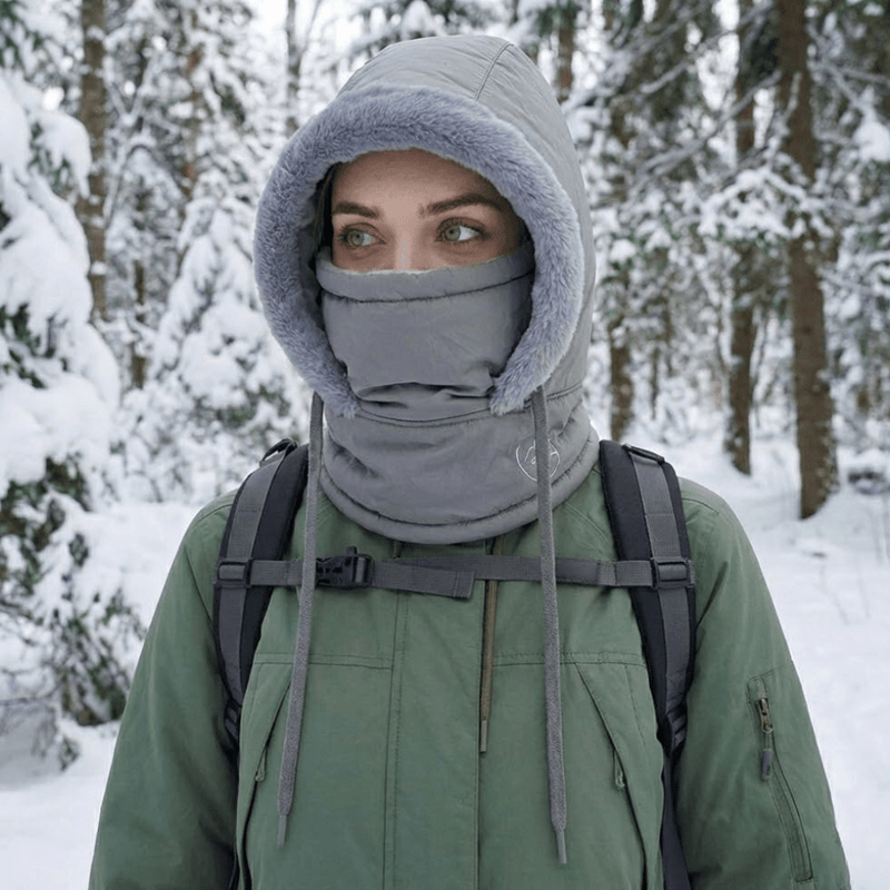 Water-Resistant Winter Balaclava Adjustable Thermal Cold Weather Hood – product view 3 | Great Lakes Outdoor