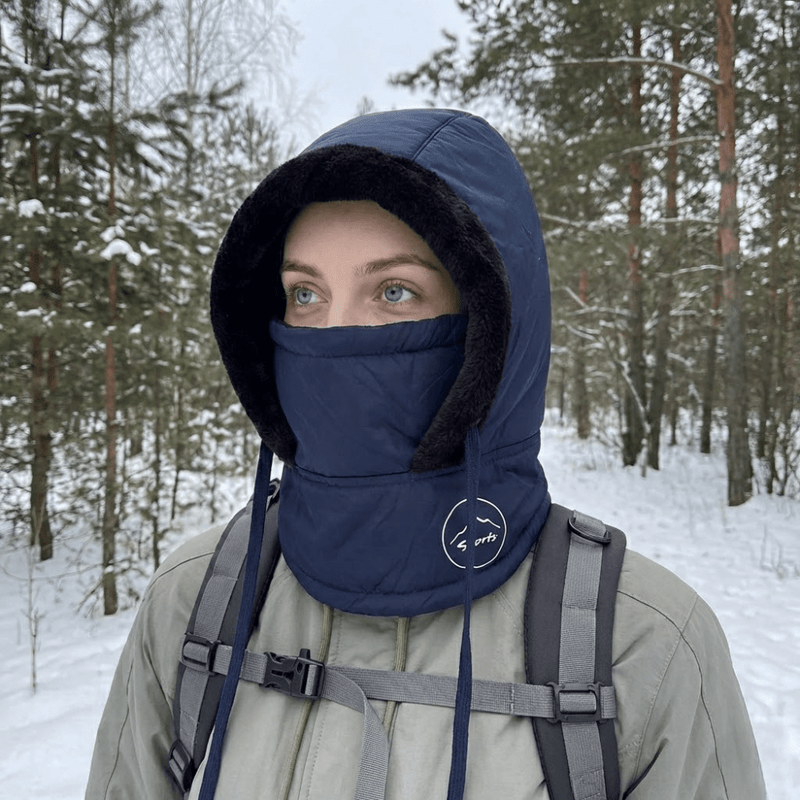 Water-Resistant Winter Balaclava Adjustable Thermal Cold Weather Hood – product view 4 | Great Lakes Outdoor