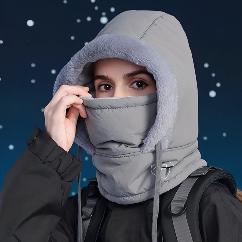 Water-Resistant Winter Balaclava Adjustable Thermal Cold Weather Hood – product view 12 | Great Lakes Outdoor