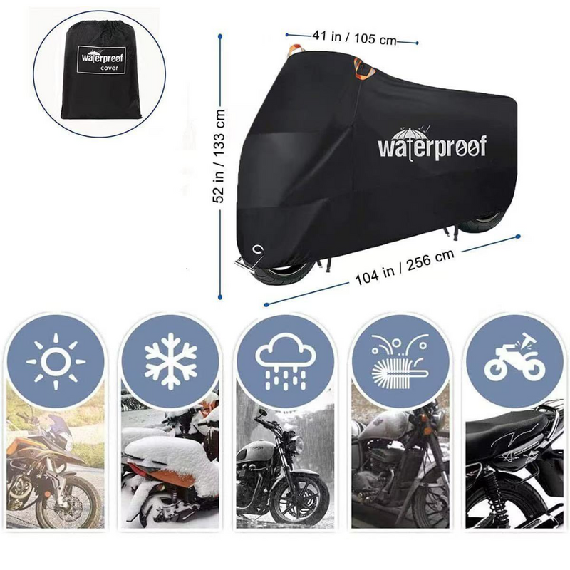 Waterproof Bicycle Cover 3 Layer UV Protection Outdoor Bike Cover – product view 5 | Great Lakes Outdoor