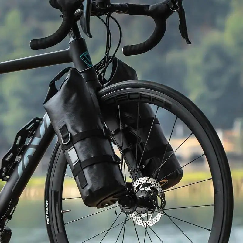 Waterproof Bicycle Fork Bags Set 2 Pack Bike Packing Storage Bags – product view 7 | Great Lakes Outdoor