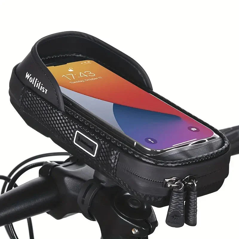 Waterproof Bicycle Phone Holder 360 Rotation Bike Handlebar Mount – product view 1 | Great Lakes Outdoor