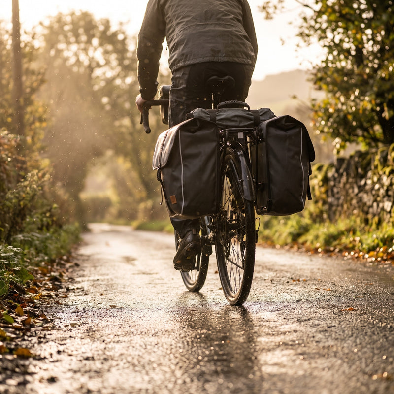 Waterproof Bike Pannier Bag Double Sided Rear Rack Cycling Carrier, product photo 3