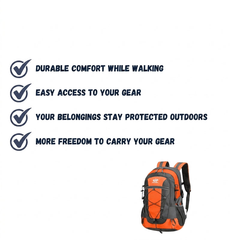 Waterproof Hiking Backpack 30L Lightweight Outdoor Trekking Daypack – product view 3 | Great Lakes Outdoor