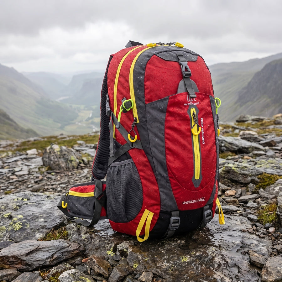 Waterproof Hiking Backpack 40L Ventilated Lightweight Trekking Pack, product photo 5