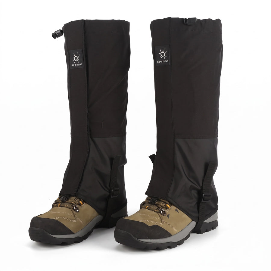 Waterproof Hiking Gaiters Adjustable Polyester Snow Leg Covers, product photo 1