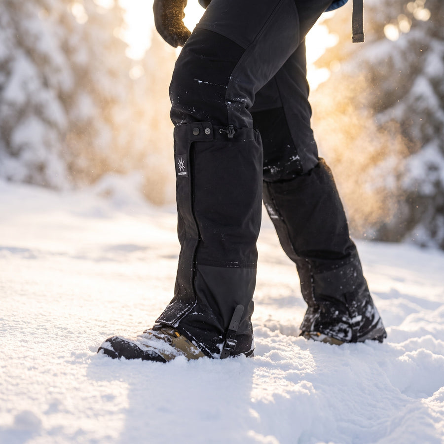 Waterproof Hiking Gaiters Adjustable Polyester Snow Leg Covers, product photo 3