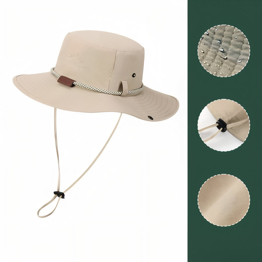 Waterproof Hiking Rain Hat Wide Brim Outdoor Sun Trekking Cap – product view 6 | Great Lakes Outdoor