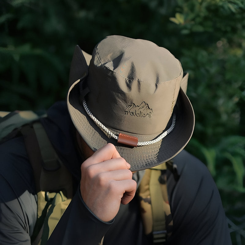 Waterproof Hiking Rain Hat Wide Brim Outdoor Sun Trekking Cap – product view 8 | Great Lakes Outdoor