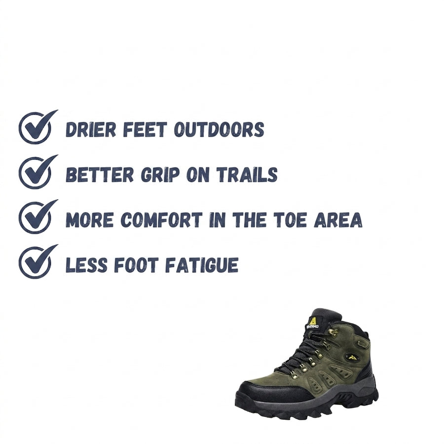 Waterproof Hiking Shoes All-Terrain Supportive Outdoor Walking Boots – product view 3 | Great Lakes Outdoor
