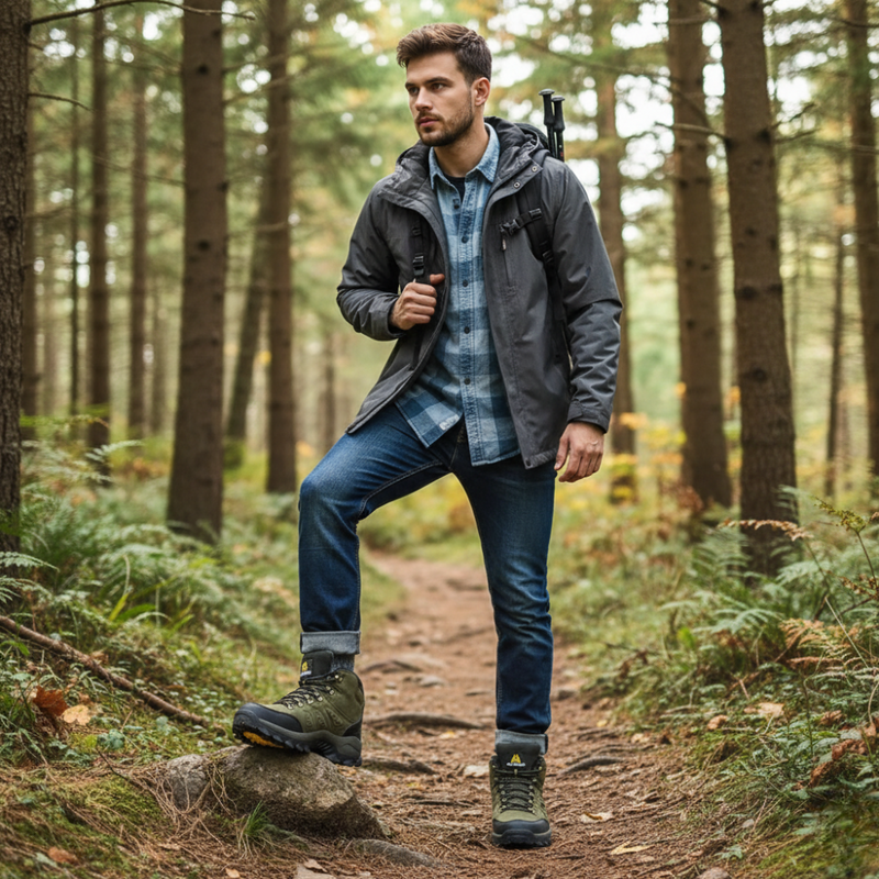 Waterproof Hiking Shoes All-Terrain Supportive Outdoor Walking Boots – product view 4 | Great Lakes Outdoor