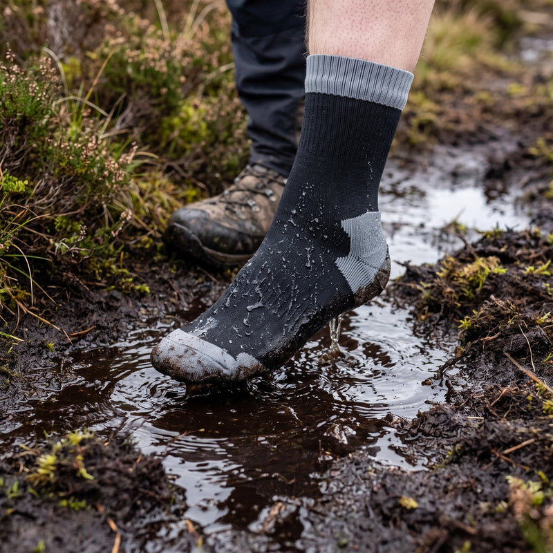 Waterproof Hiking Socks Unisex Breathable Reinforced Seams All Season, product photo 5