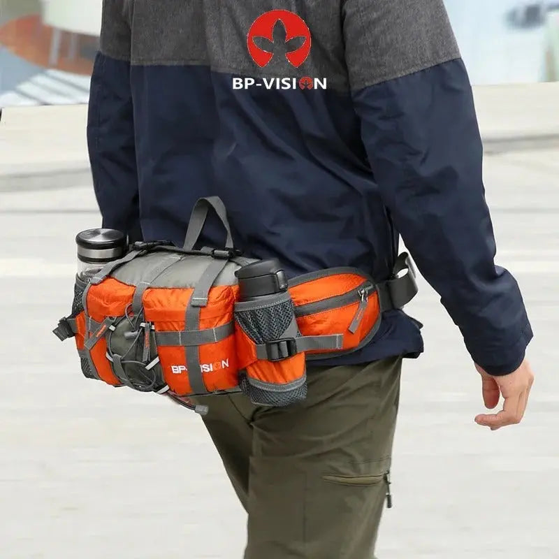 Waterproof Hiking Waist Bag 5L Outdoor Fanny Pack with Pockets – product view 8 | Great Lakes Outdoor