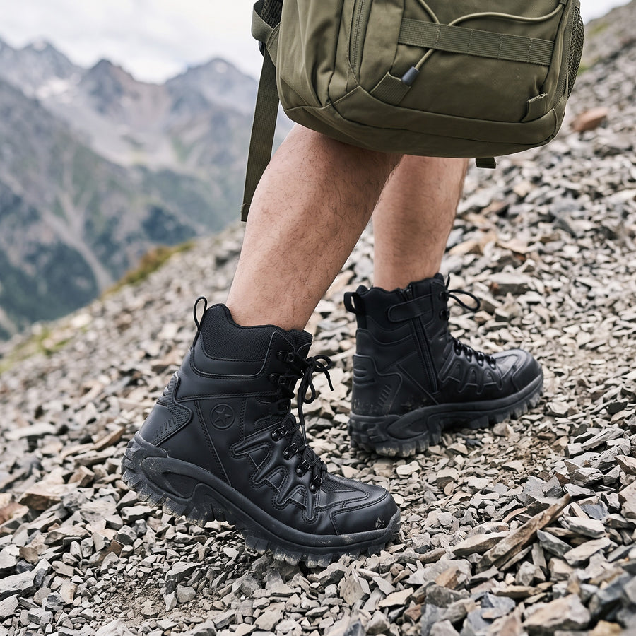 Waterproof Military Boots Breathable Membrane Zip Tactical Footwear, product photo 5
