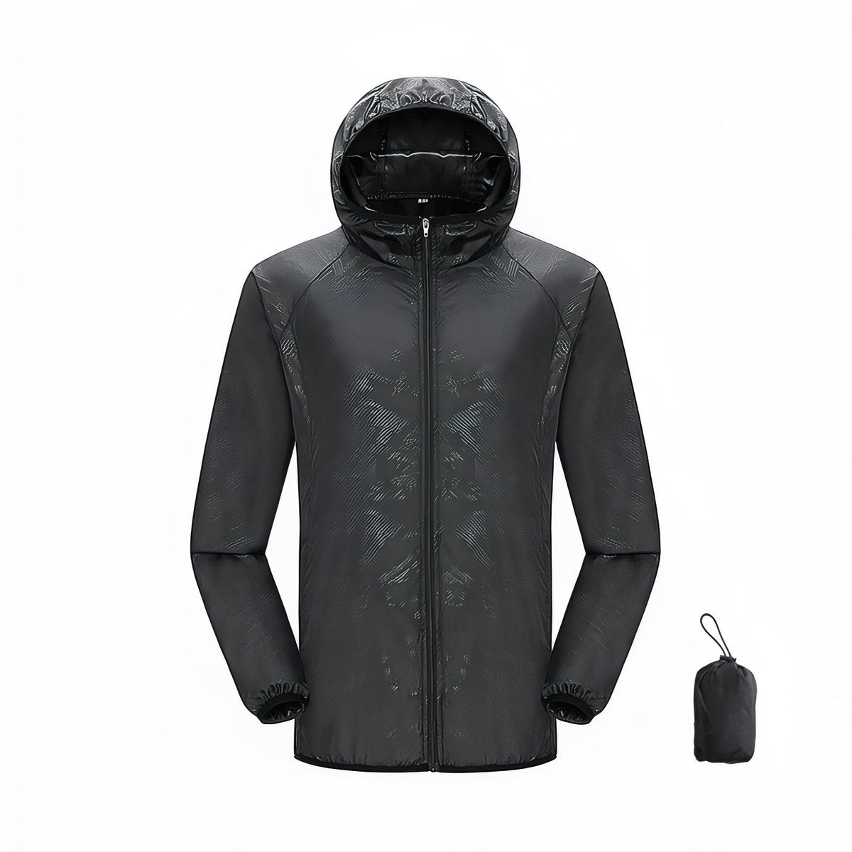 Waterproof Packable Rain Jacket Lightweight Unisex Hiking Windbreaker – product view 1 | Great Lakes Outdoor