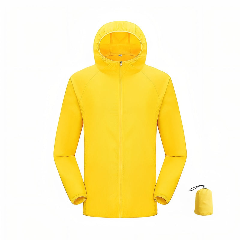 Waterproof Packable Rain Jacket Lightweight Unisex Hiking Windbreaker – product view 14 | Great Lakes Outdoor