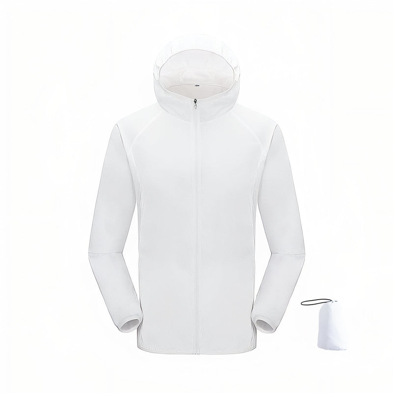 Waterproof Packable Rain Jacket Lightweight Unisex Hiking Windbreaker – product view 19 | Great Lakes Outdoor