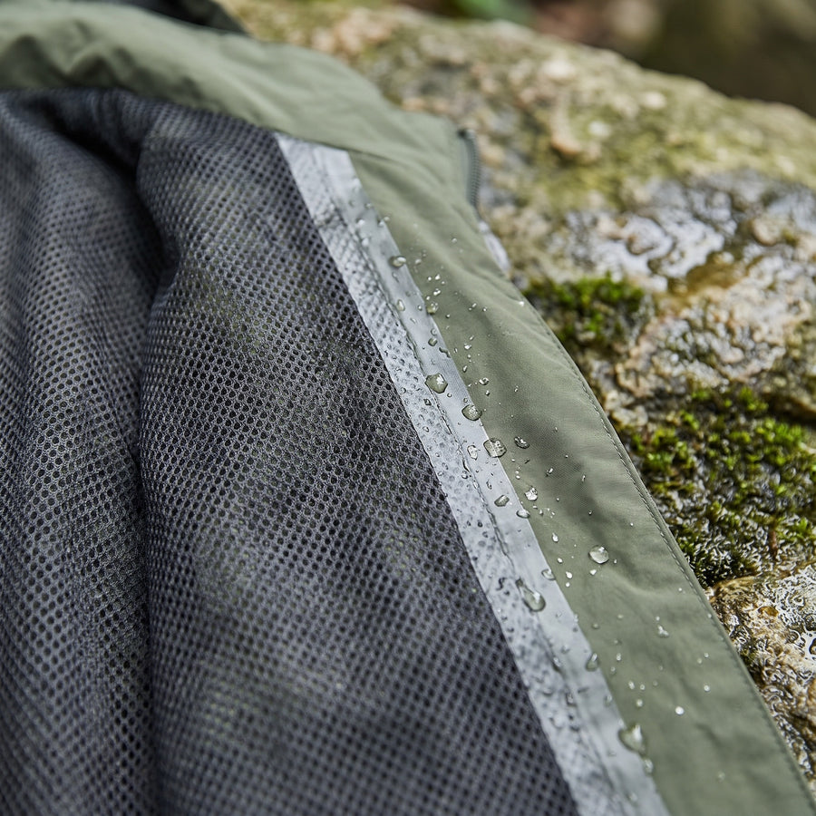 Waterproof Windbreaker Jacket Mesh Lined Detachable Hood Rain Shell, product photo 4