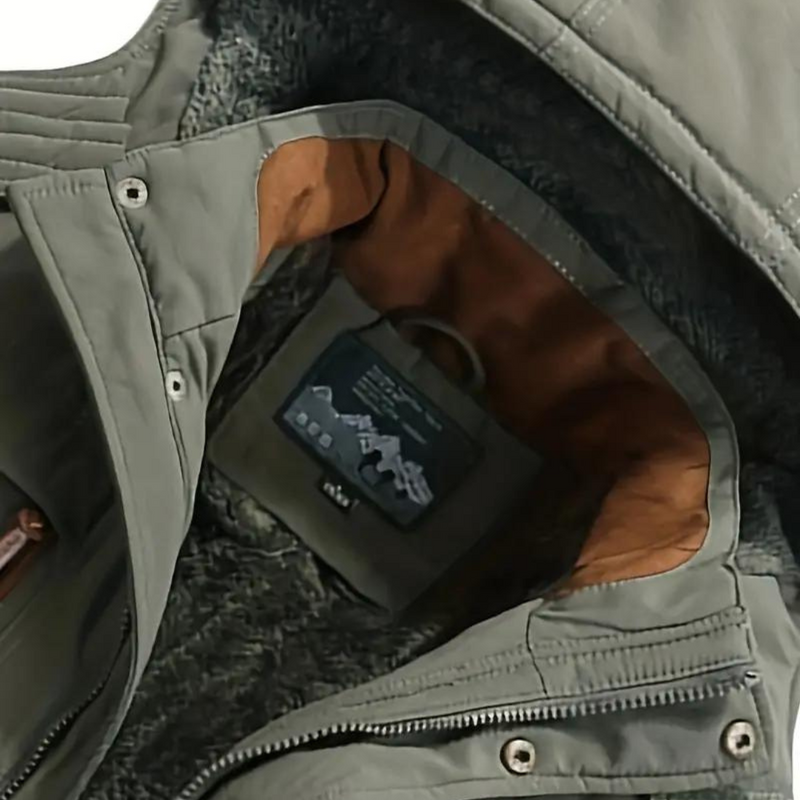Waterproof Windproof Lined Outdoor Jacket Warm Winter Coat – product view 5 | Great Lakes Outdoor