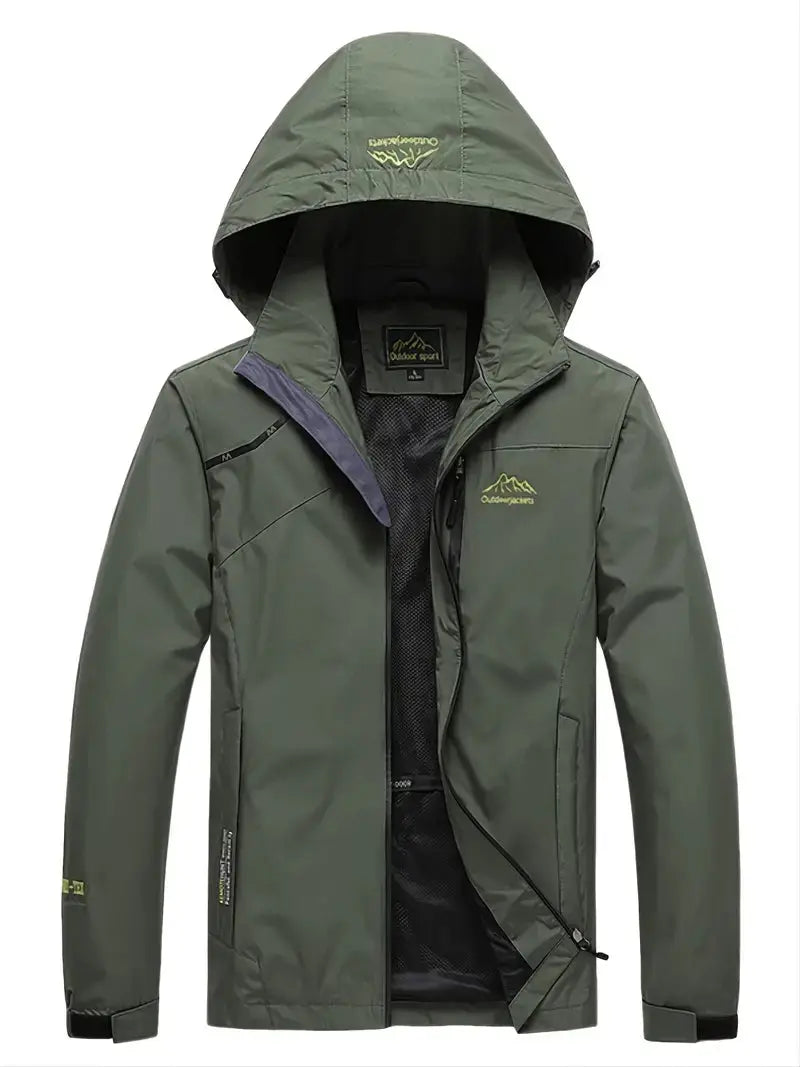 Waterproof Windproof Outdoor Jacket Breathable Mid Season Coat – product view 1 | Great Lakes Outdoor