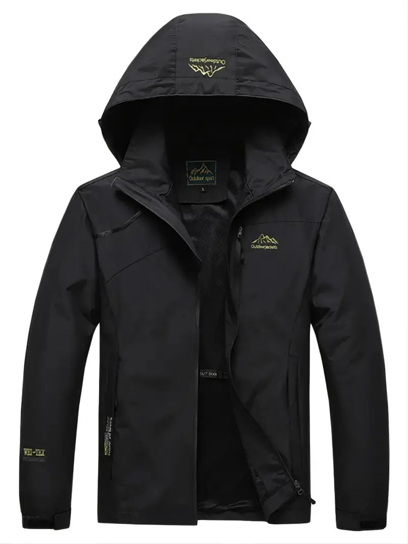 Waterproof Windproof Outdoor Jacket Breathable Mid Season Coat – product view 3 | Great Lakes Outdoor