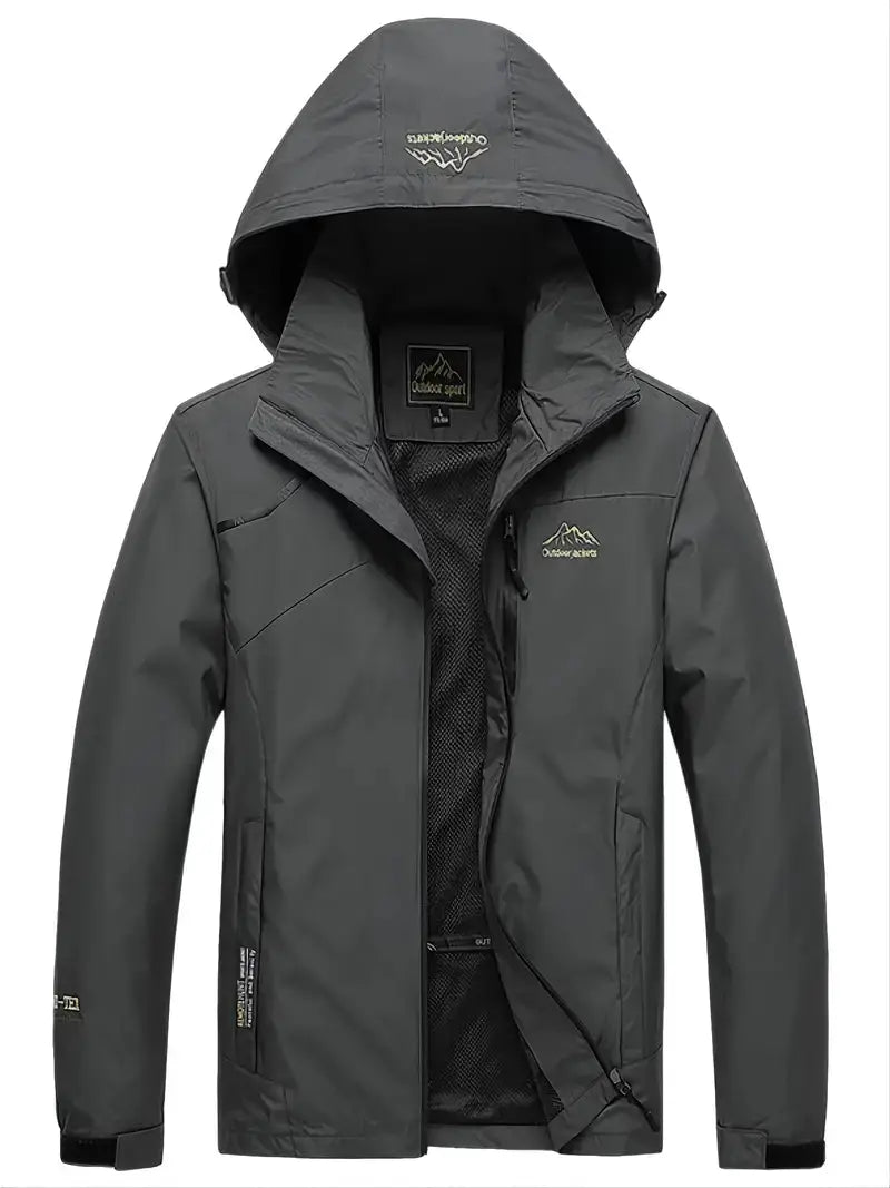 Waterproof Windproof Outdoor Jacket Breathable Mid Season Coat – product view 5 | Great Lakes Outdoor