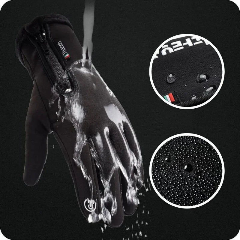 Waterproof Winter Gloves Touchscreen Compatible Warm Outdoor Gloves – product view 3 | Great Lakes Outdoor