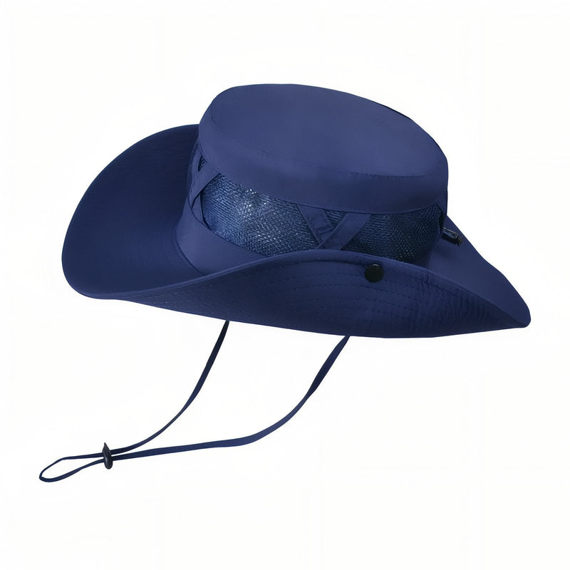 Wide Brim Hiking Hat Ventilated Sun Protection Trail Cap – product view 19 | Great Lakes Outdoor