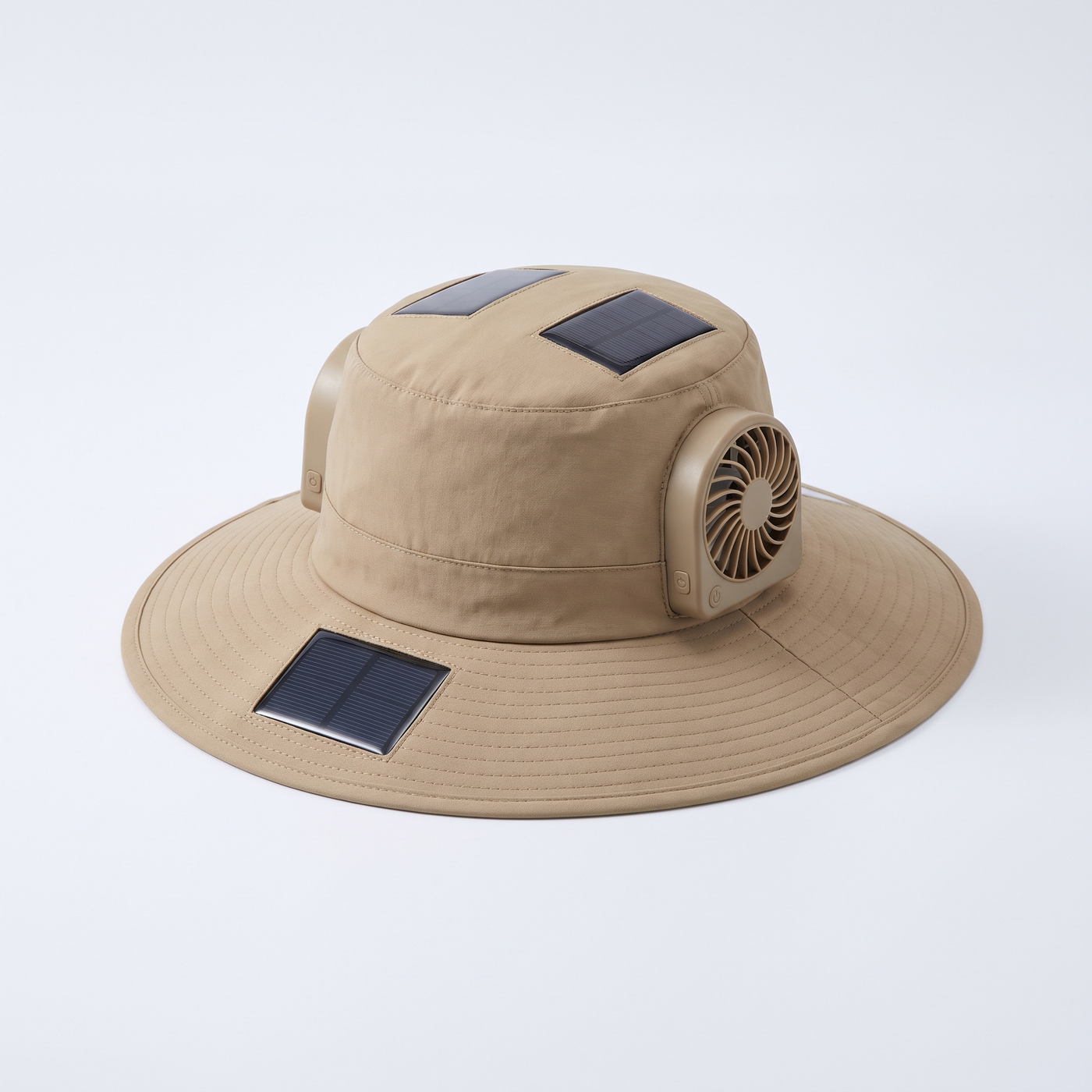 Wide Brim Sun Hat with Solar Fans – Outdoor Work – product view 1 | Great Lakes Outdoor