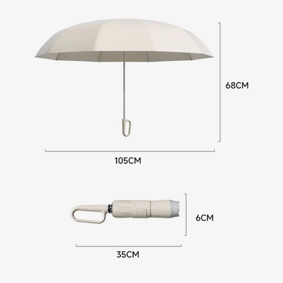 Windproof Automatic Folding Umbrella Compact Storm Protection – product view 12 | Great Lakes Outdoor