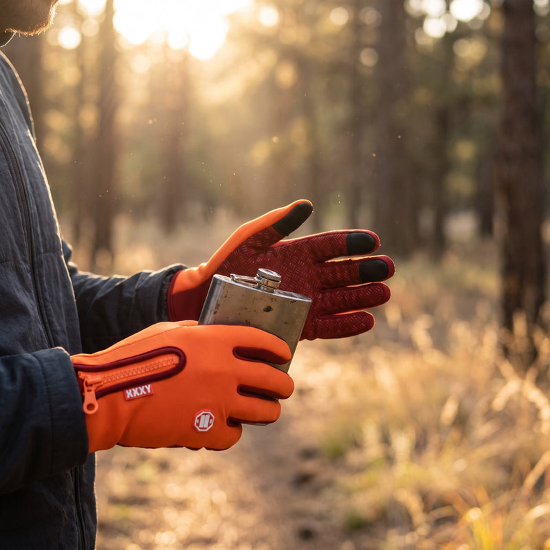 Windproof Touchscreen Gloves Full Finger Unisex Outdoor Hand Wear, product photo 3