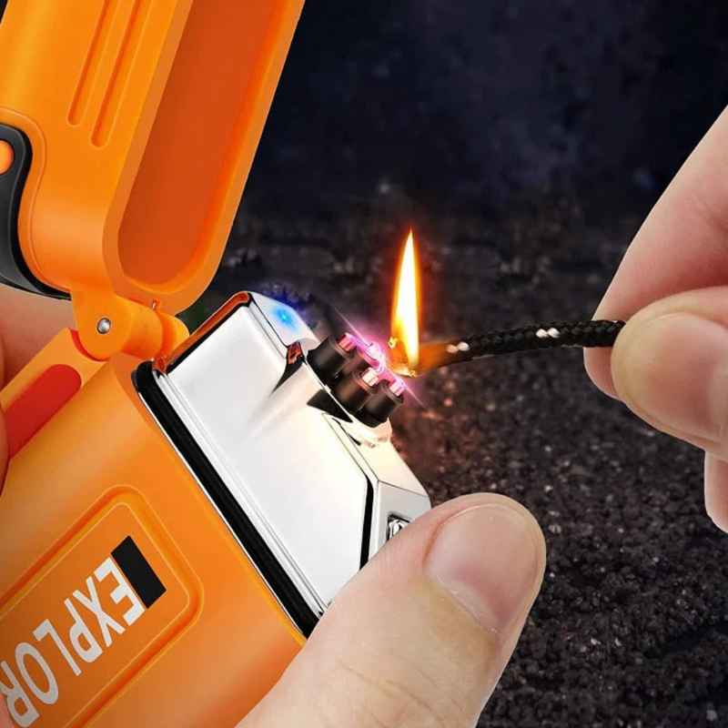 Windproof Waterproof Electric Lighter USB Rechargeable Survival Lighter – product view 11 | Great Lakes Outdoor